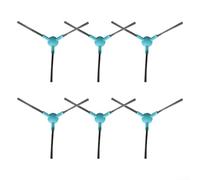 Replacement Side Brushes for VCR S6 Plus Robot Vacuum, 6 Pack Nylon Corner Cleaning Accessories, For Edge Sweeping Tools for Hard to Reach Areas, Home Floor CAREs Components Spares