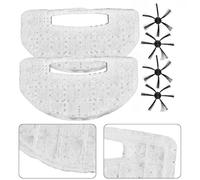 Replacement Side Brushes for WAP Robot Vacuum for W90 W95 W96, Nylon Bristle for Edge Cleaning Kit with Filter, Corner Sweeping for Spare Parts Accessories Set