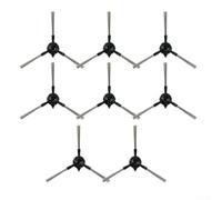 Replacement Side Brushes for Xiaomi for mijia E5 Robotic Cleaner - Flexible Nylon Design Deep Clean Edges 8 Pieces(8PCS)