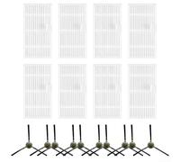 Replacement Side Brushes Kit, Lasting Plastic Nylon Material, Effective Corner Edge Cleaning, Compatible with T7S, Teendow T12S Robot Vacuum Cleaners(B)