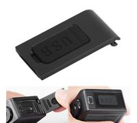 Replacement Side Door Cover for Go Pro 4K, Pass Through Battery Door Cover with Type C Charging Port, Repair Part Camera Accessories, Dust Proof Black
