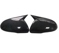 Replacement Side Mirror Caps For Kia For Optima K5 2011-2015 2016-2020 Glossy Black Carbon Fiber Look Rear View Mirror Housing Ox Horn Cover-Side(CFB 2016-20)