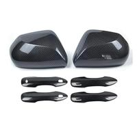 Replacement Side Mirror Caps Replacement for Toyota For Camry 2018-2023 / Rearview Side Mirror Cover + Door Handle Cover Exterior Door Rear View Mirror Cap Trim Rear view Mirror Cover