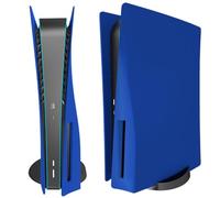 Replacement Side Shell Plate for PS5, arVin Replacement Cover for PS5 Disc Version Console, Dustproof accessories for PS5 Console, ABS Case - Blue