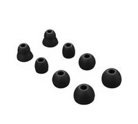 Replacement Silicone Ear Caps For Beats X/Powerbeats Pro Earbuds, Secure Fit Fall Resistant Eartips For Beats Flex Wireless Earphones Sports Audio Accessories，black