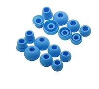 Replacement Silicone Ear Tips Earbuds For Powerbeats 2 & For Powerbeats 3 Earphones 8 Pairs (Blue)