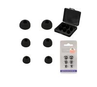 Replacement Silicone Earbud Tips for JBL TOUR PRO 3, 3 Pairs (S/M/L Sizes) with Storage Box | Noise Isolation & Comfortable Earphone Rubber Buds,toergy Earbuds Covers,Black & Black