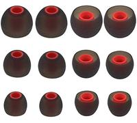 Replacement Silicone Eartips Eargels Earbuds Ear Tips Compatible with Senso, Zeus, Otium, Hussar, Sony MDR, Tozo, Mpow Headphones & Earphones (2 Pair of Each Small Medium & Large)