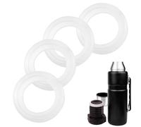 Replacement Silicone Gaskets Compatible with THERMOS Stainless King Vacuum-Insulated Bottle, 40 Ounce, 4-Pack Food Grade Leak-Proof Seals