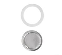 Replacement Silicone Rubber Gasket Seal Filter Set For Coffee Espresso Moka Stove Pot Top Multiple 1 Cup 2 Cup 3 Cup 6 Cup 9 Cup 12 Cup Compatible With Express Pot(3 cup+sieve)