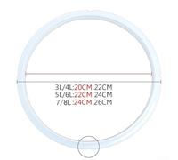 Replacement Silicone Seal for Electric Pressure Cooker Gasket for 2 5 to 8 Liter Sizes (5/6L)