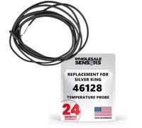 Replacement Silver King 46128 Black NTC 60" Temperature Probe for Commercial Freezers, 24 Month Warranty & USA Support