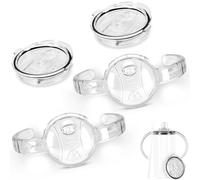 Replacement Sippy Lid And Screw Lid Set For 12 Oz Sublimation Sippy Cup, 2 Pack