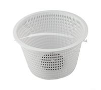 Replacement Skimmer Basket for SP1070 SP1082 Pool Pumps with Weighted Base to Enhance Debris Collection and Lock Handle (L whtie)