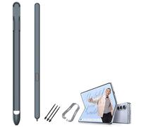 Replacement Slim S Pen Compatible with Galaxy Z Fold6 Without Bluetooth, 4096 Pressure Level Stylus + S-Pen Slot, Stylus Pens for Fold5/Fold4/Fold3-Grey-B