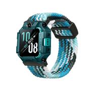 kwmobile Smartwatch Strap Compatible with imoo Watch Phone Z1 / Z7 / Z6 - Nylon Replacement Band - Magnetic Closure - Light Blue