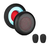 Replacement Soft Ear Pad Ear Cushions Covers For Poly 4310/4320/UC2 Headphones Sponges Earmuffs Headsets Sleeve Protein Leather Cushions Cover