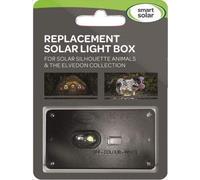 Replacement solar light box for solar silhouette animals