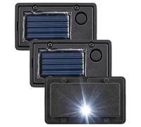 Replacement Solar Light for Lantern, 3pcs Solar Light Replacement Parts, 2-Mode Press Control Panel Battery Box for Garden Ornaments, White Lights Parts
