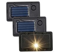 Replacement Solar Light for Lantern, 3pcsReplacement Solar Light Parts, 2-Mode Press Control Battery Box, Warm White