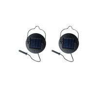 Replacement Solar Light Tops 2 Pieces Waterproof Lamp Part 8.5cm Solar Lantern Top for Outdoor Garden Pathway Patio Yard