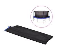 vidaXL Safety Net PE Black for 4.57m Round Trampoline Enclosure Protector