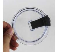 Replacement Splashproof Leakproof Spill Lid Mini Portable Slider Closure Seal Leakproof Splashproof Spill Resistant Vacuum Lid for Tumbler Cup Travel Cup 30OZ Black
