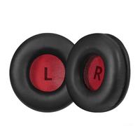 Replacement Sponge Earpad Cover Compatible with For Oneodio Pro10 Headphones for Improved Sound Sealing (Black Red)