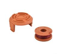Replacement Spool and Line Cover for McGregor 18V Cordless MCT2X1825 Grass Trimmer, Automatic Line Feed Head with Tool- Coil Change, .5mm x 2.5m Refill Pack