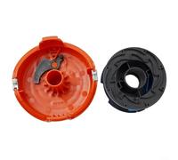 Replacement Spool And Line For Black And Decker GL315 GL350 GL650, Auto Feed Trimmer Head Cover Assembly, 1.65mm Diameter 12.2M Length String(1X cap+1X spool)