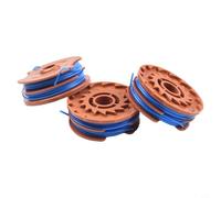 Replacement Spool and Twin Line for TTB820GGT 600W Grass Edge Trimmer, 0.5mm Diameter Pre-Wound Wire Refills, Polymer Blend for Quiet Cutting, 3 Pack