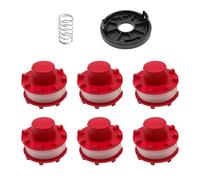 Replacement spool for Einhell GE-CT 36/30 LI E Solo, AGILLO 36/255 BL, AGILLO 18/200 (replacement: 3405096), (6 spools + 1 spool cover + 1 spring)