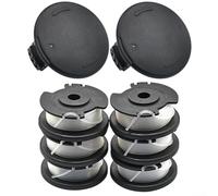 Replacement Spool Line Cap Cover for Hyper Tough HT19-401-003-06 HT19-401-003-07 String Trimmer, 1.65mm Nylon Wire with Plastic Head, For Garden Parts