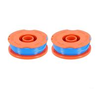 Replacement Spool Line for Flymo Trim and Multi Trim 200 250 300 CT250 REV2000 REV2500 2300 Replaces 5137651-90 FLY020 Part No 1834 Orange and Blue Plastic Trimmer Head Accessory (2pcs)