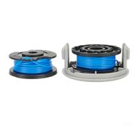Replacement Spool with Line and Lid for Karcher LTR 18-30 Strimmer, Compatible with 2.444-016.0, Heavy Duty ABS, Tool-free Assembly