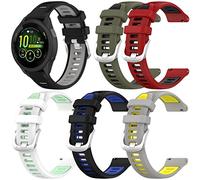 Replacement Sport Strap Compatible with Garmin Forerunner 265S/ 255S/ 255S Music/Venu 2S Watch Bands for Women&Men 18MM Breathable Silicone Wristbands Adjustable Quick Release Band Accessories