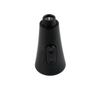 Replacement Spray Head for Kitchen Sink Faucet Made of ABS Plastic Rain and Bubbling Spray Style Options (Black)