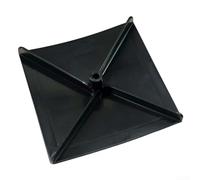 Replacement sprayer impeller blades designed for agricultural equipment maintenance and restoring spreader functionality with plastic construction