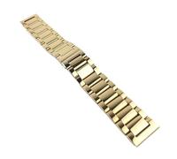 Replacement Stainless Steel Watch Band Glossy Matte Dual Color Butterfly Buckle Belt Watch Strap 18 20 22 24mm