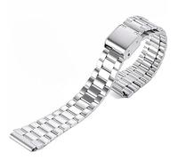 Replacement Stainless Steel Watch Strap 18 mm Compatible with Casio A158 / A159 / A168 / AE1200 / AE1300 / W-218H / W-217H / F-91 / F105