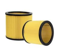 Replacement Standard Cartidge Filter，Compatible for Vacmaster，Vacs 5-16 Gallon Wet/Dry Vacuum Cleaner VBV1210 Cartridge Filter and Retainer(2pcs)