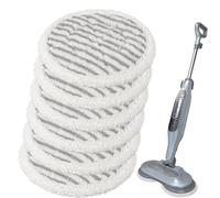 Replacement Steam Mop Pads for Shark Steam Mop Pads Compatible with Shark S7000AMZ S7000 S7001 S7001TGT S7000 Series Steam & Scrub All-in-One Hard Floor Steam Mop (6-PACK)