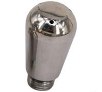 Replacement Steam Wand Tip Made Of Stainless Steel Featuring Multiple Vents For Superior Foam Texture On Various Coffee Maker Models Silver(3holes)
