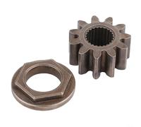 Replacement Steering Shaft Pinion Gear and Bushing Set 9410656A 7410656A Fits 7171554 9171554 Compatible with Lawn Chief 46 Deck Models