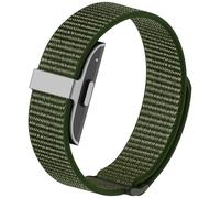 Replacement Strap Compatible with Hume Health Band, Sport Nylon Loop Wrist Band for Hume Band Replacement Bands Soft Breathable Adjustable Wristband for Workout Jogging Daily Wear Women Men-Armygreen