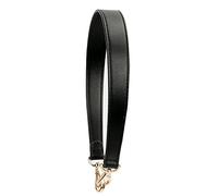Replacement strap made of flat grained leather for handbags, purses, replacement strap for crossbody purses, Gold Clasps