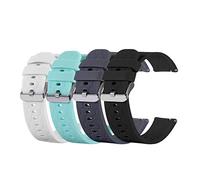 Replacement Straps Compatible with Umidigi Uwatch 2S/Urun S Strap, Tencloud Silicone Sport Wristband Band for Umidigi Urun S/Uwatch 2S/Uwatch 3S/Urun/Uwatch2/Uwatch Smartwatch (4pcs)
