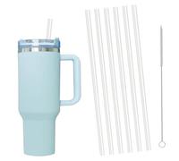 Replacement Straws Compatible with Stanley Cup 40oz - 4-Pack Durable, BPA-Free Reusable Drinking Straws for Tumblers, Travel Mugs - Easy Clean, Eco-Friendly Accessories