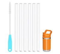 Replacement Straws Compatible with YETI Rambler, Jr.12 oz Kids Water Bottle,BPA-Free Straw Replacement with 1 Cleaning Brush Parts for YETI 12 oz Little Cup