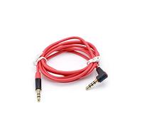 Replacement Studio Headphone Cable Wire With Control Talk Extension Cord Auxiliary Cable Earphones L-Shape Jack Control Play/Pause Skip Track Clever